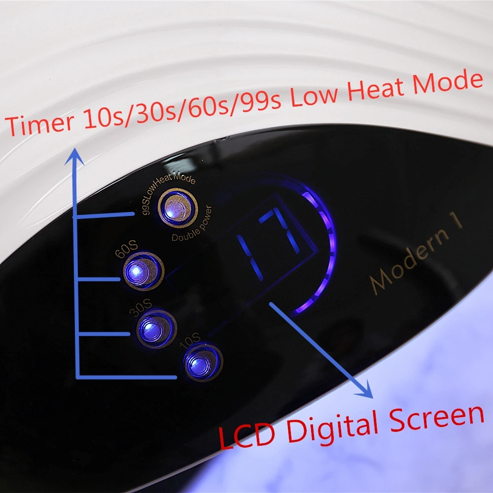 Аппарат для маникюра Modern 1 UV светодиодный Lamp всех гелей сушки ногтей гель-лака