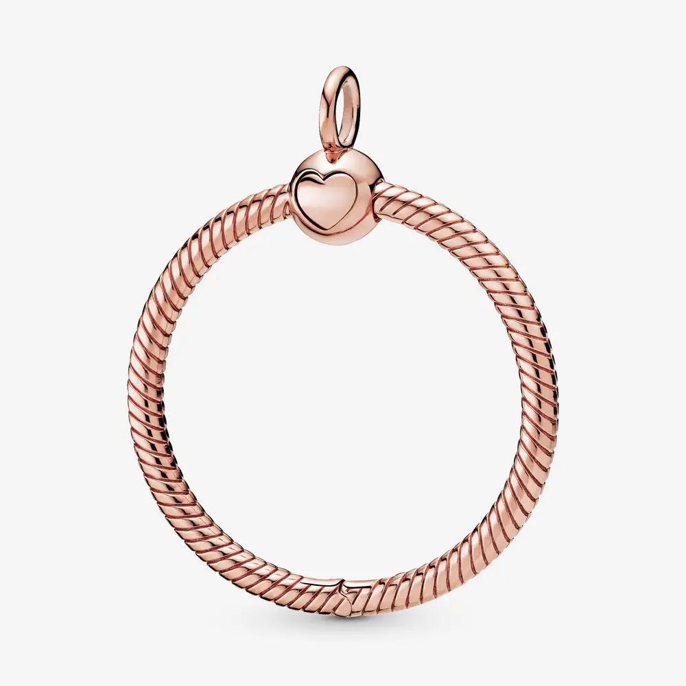 Jewelry Pink Moments Medium O Pendant Charm fit Original Pandora Bracelets 100% 925 Sterling Silver DIY Gift Birthday Trendy | Украшения и