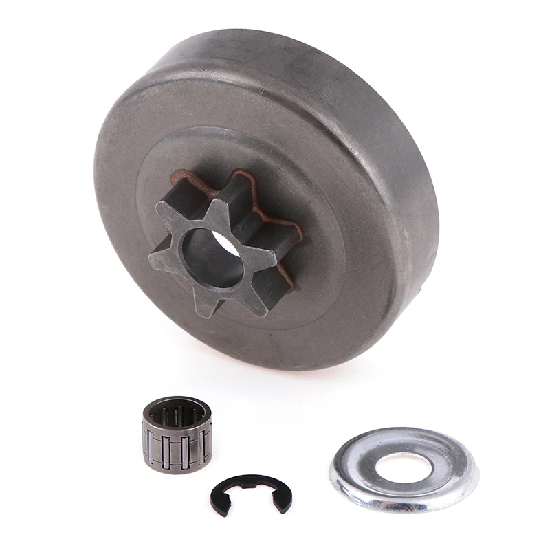 

3/8 6T барабан сцепления Звездочка шайба E-Clip комплект для STIHL бензопилы 017 018 021