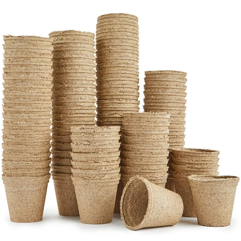 Стартовый поднос семян пакеты из 200 биоразлагаемых горшков для рассады овощей