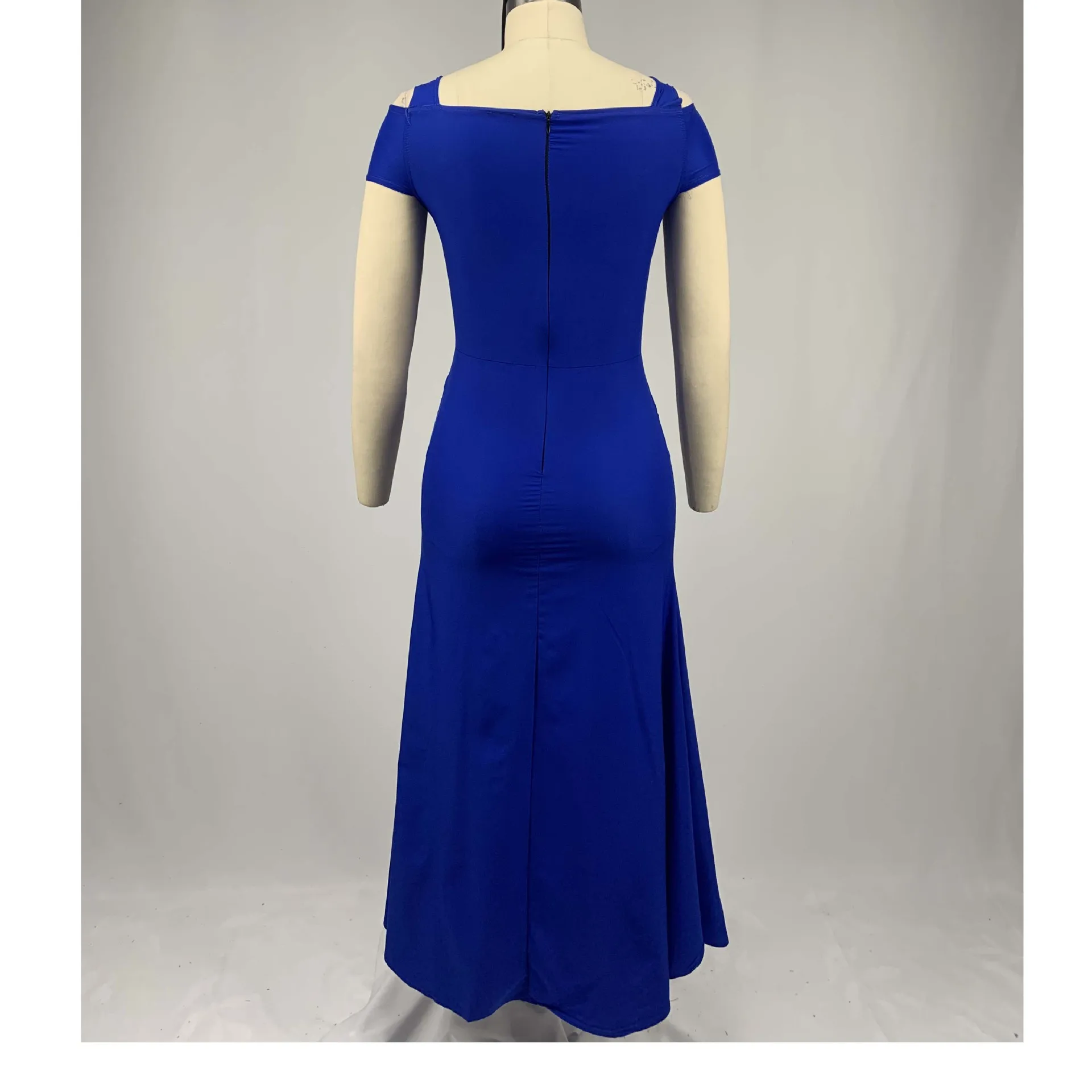 Летнее платье для женщин 2021 сексуальный v образный вырез с открытыми плечами