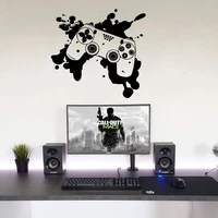graffiti gaming controller joysticks wall sticker gamer room teen video game zone xbox ps wall decal playroom vinyl home decor