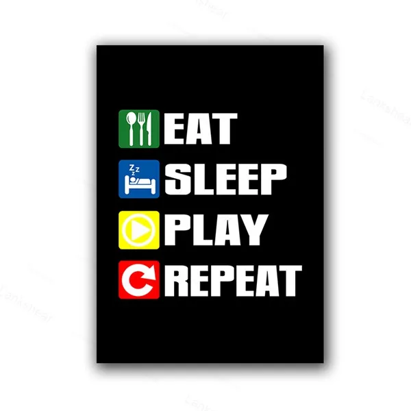 Игровой художественная работа с цитатами картина Xbox PS4 игровой консоли из