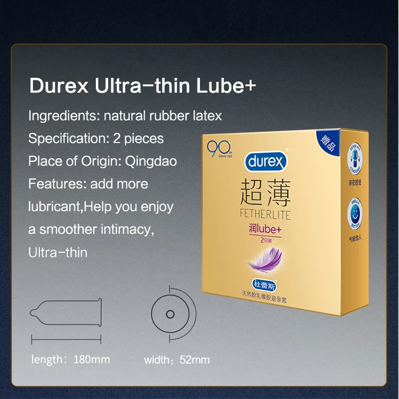 Презервативы Durex 4 типов Sensation значение ультра тонкий смазанный секс продукты из