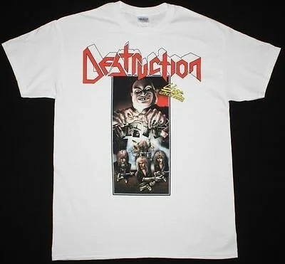 

DESTRUCTION LIVE WITHOUT SENSE GERMAN THRASH KREATOR SODOM NEW WHITE T-SHIRT