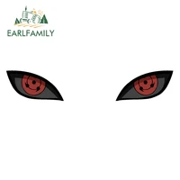 earlfamily 13cm x 2 4cm for rubbish metempsychosis sharingan anime car sticker vinyl windows suitable for all types of vehicles