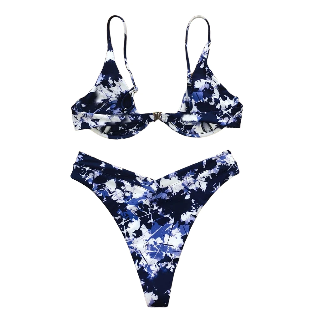 Новое поступление женские трусики бикини с низкой посадкой и треугольным топом