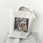 Давид Микеланджело масляная живопись сумки через плечо эстетика Harajuku винтажная большая сумка для покупок забавная Ulzzang женская сумка кошелек