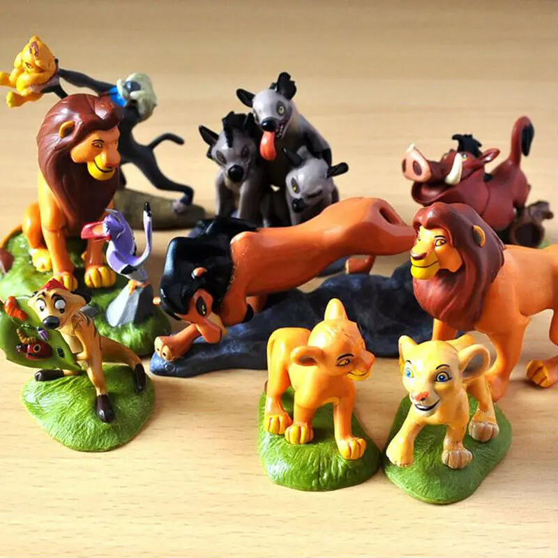 Король Лев Simba Nala Timon модель Фигурка ПВХ Фигурки Классические Игрушки для