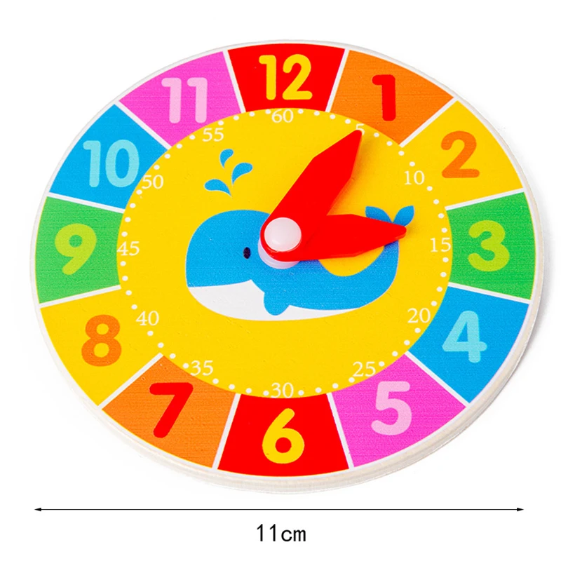 1pc Busy Board DIY Clock Toys Baby Montessori Sensory Activity Board Accessories
