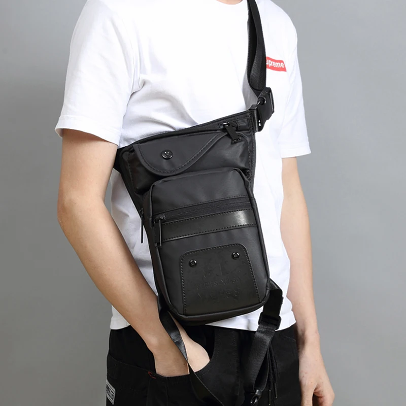 Модная мужская сумка на плечо высокое качество поясная для езды мотоцикле сумки