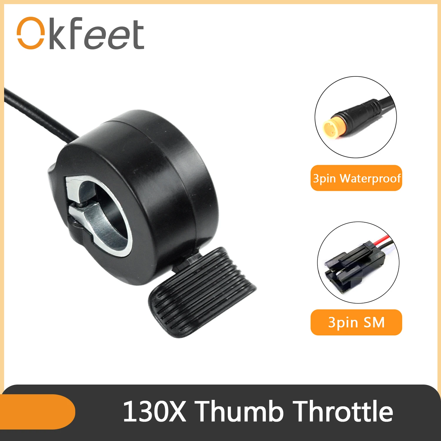 Okfeet Wuxing дроссельная заслонка электрический скутер велосипед 130X Thumb Дроссельный