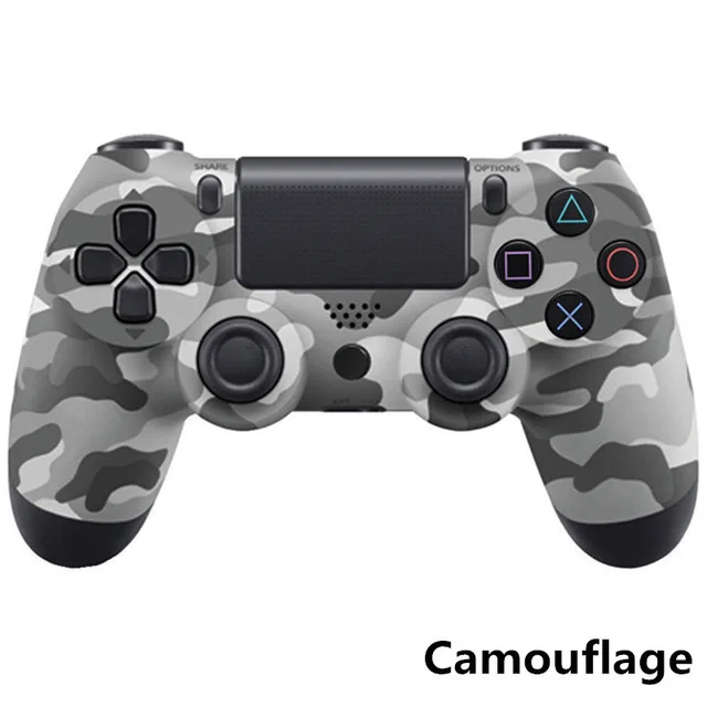 Gray Camouflage Беспроводной контроллер Bluetooth 4,0, двойной джойстик, геймпады для Playstation PS 4, геймпад, версия 2, для ПК, телефона, видеоигр - Цвет: Gray Camouflage