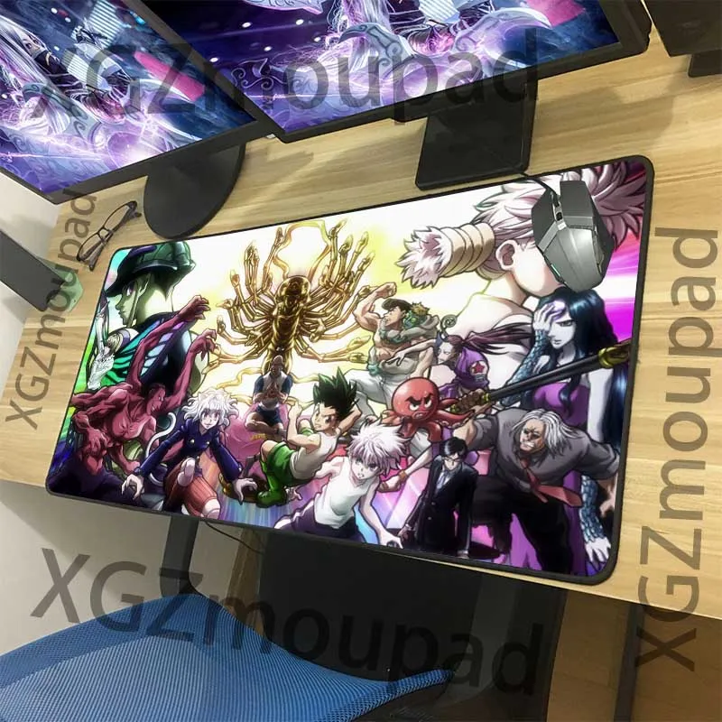 Большой компьютерный Настольный коврик XGZ Monster Killer аниме черный Охотник за краями