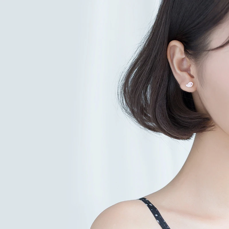 Colusiwei коллекция животных подлинное серебро 925 пробы Милая птица миниатюрные