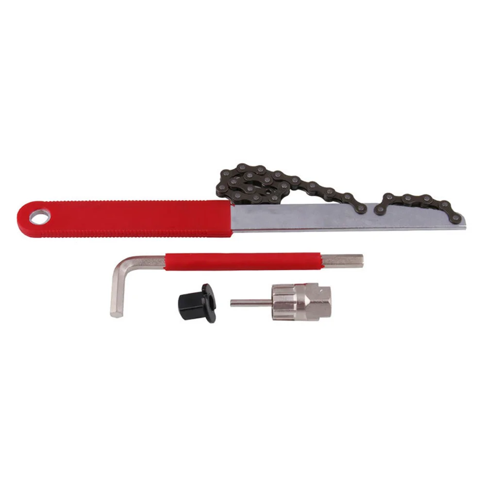

Portable Freewheel Wrench Whip Cassette Sprocket Remover Cassette Bicycle Repair Tools Bicycle Cycling Chain Cleaning Handsome