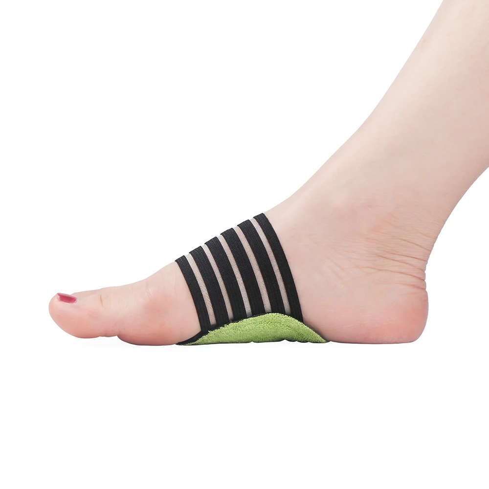 1 pair Foot Arch Support Plantar Fasciitis Heel Pain Aid Feet Cushioned Useful Correction Night Foot Care Corrector