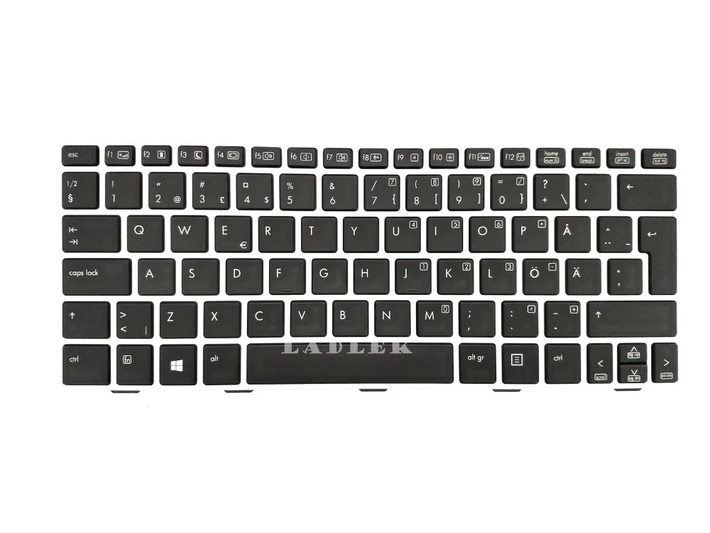 Шведская финская клавиатура с подсветкой для HP EliteBook 810 G1/810 G2/810 G3 | Компьютеры и