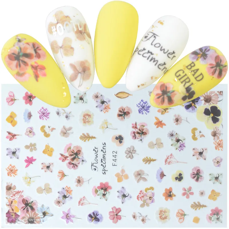 1Pc Geometric Nail Decals 3D Ultra thin Back Gummed Disign Self-adhesive Transfer Stickers For Nails DIY Art | Красота и здоровье