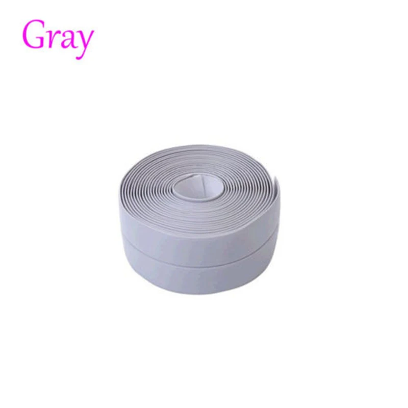Уплотнительная лента для ванной и раковины комнаты белая клейкая