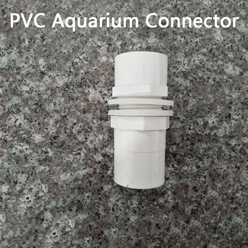 

PVC Aquarium Connector PVC Aquarium Water Pipe Connector Joint Straight Tubes Hose Connector Fish Tanks Accessories 1Pcs