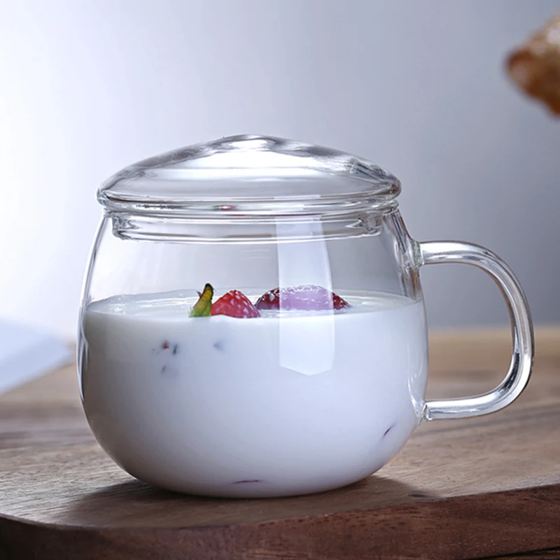 300 мл кофейная кружка чайная зеркальная прозрачная стеклянная для молока кружки