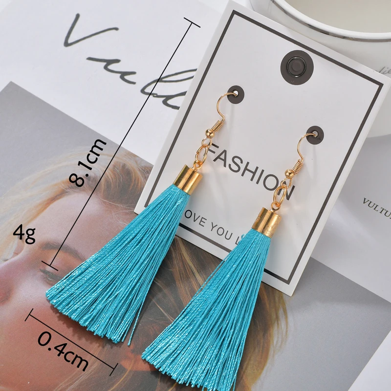 28 стилей гипербола длинные висячие серьги с кисточками для женщин девушек