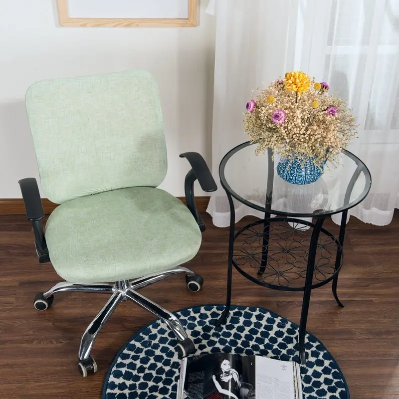 2 цвета Современный короткий стиль зеленый и розовый чехол для кресла