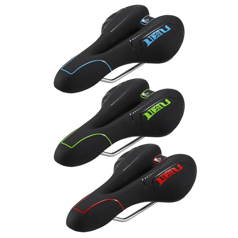 

Bicycle Saddle Breathable Hollow Out MTB Road Bike Soft Seat Pain-Relief Thicken Comfortable Shockproof Bicycle Cushion Seat