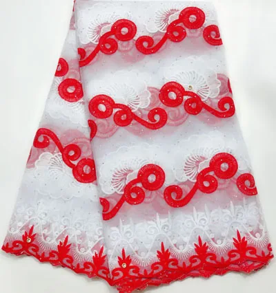 Красная африканская кружевная ткань 2021 высококачественное кружево французская