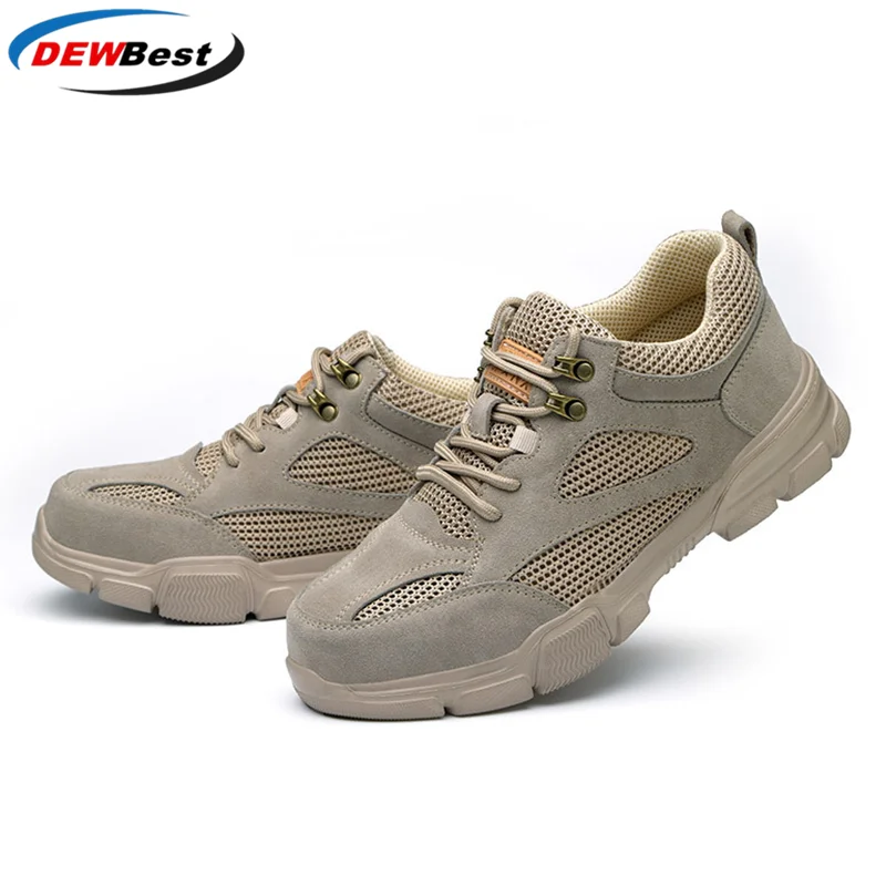 

Men's labor protection shoes anti smashing and anti piercing safety work shoes breathable electric welder protective shoes