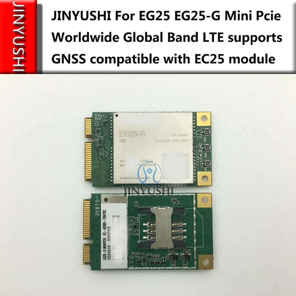 EG25 EG25-G MINI PCIE + 4G     SIM-   LTE GNSS DFOTA *, eCall  DTMF   EC25