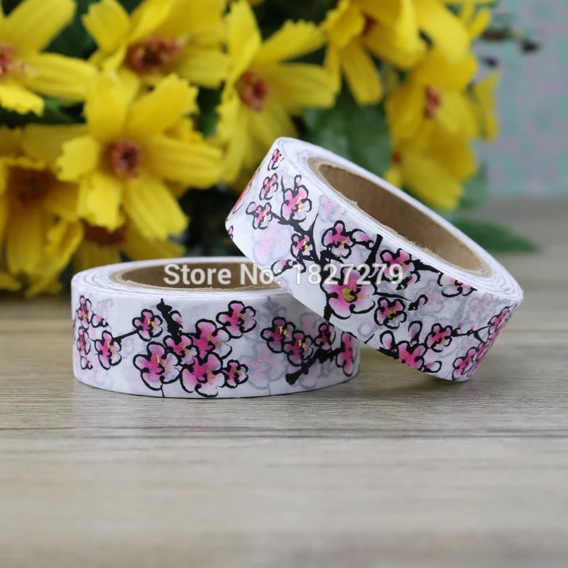 

NEW 1X 10m Foil Washi Tape Scrapbooking Tools Cute Decorative Cinta Adhesiva Decorativa Japanese Stationery Washi Tapes Mask