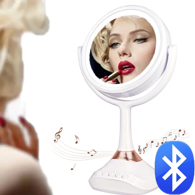 5X увеличение макияж зеркало со светодиодной подсветкой двойной 2 сторонний
