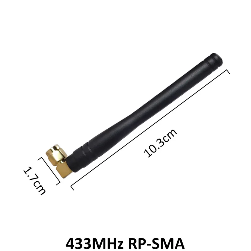 GRANDWISDOM 1-2pcs 433mhz antenna 3dbi sma female lora antene pbx iot module lorawan signal receiver antena high gain | Мобильные