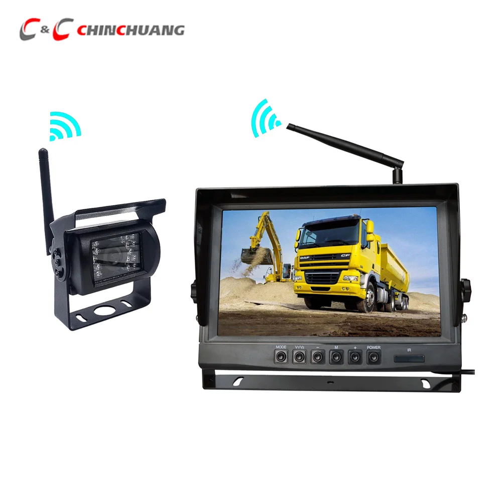 2 4 GHz Беспроводная система парковки Обратного Хода приемник с 18 светодиодный ИК