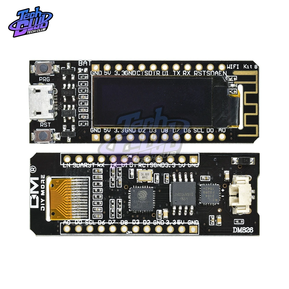 3.3V 5V 0.91 inch OLED Display ESP8266 CP2104 Wireless WiFi Development Board Module Micro USB DIY Kit for Arduino NodeMCU | Инструменты