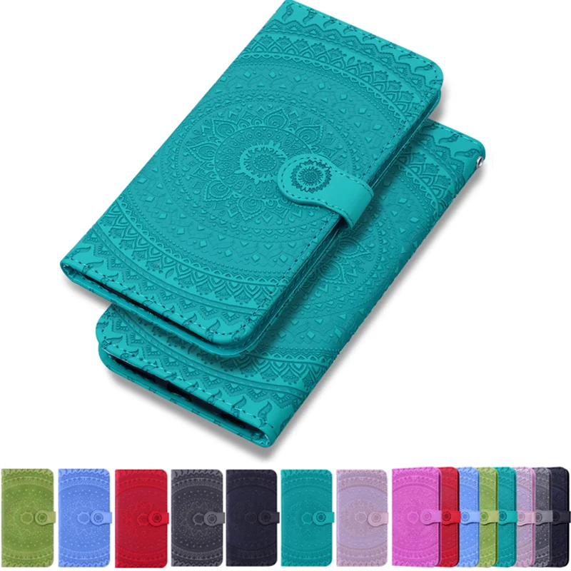 

Mandala Wallet Leather Case For iphone SE 2 2020 XS 11 Pro Max XR X For 8 7 6 6S Plus 5 5s magnetic Flip Stand Case Cover Coque