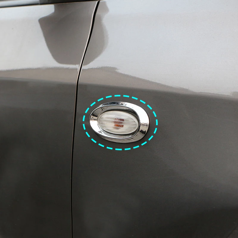 Для Nissan Versa Sunny Almera Latio 2011 2013 хромированный боковой светильник Накладка для