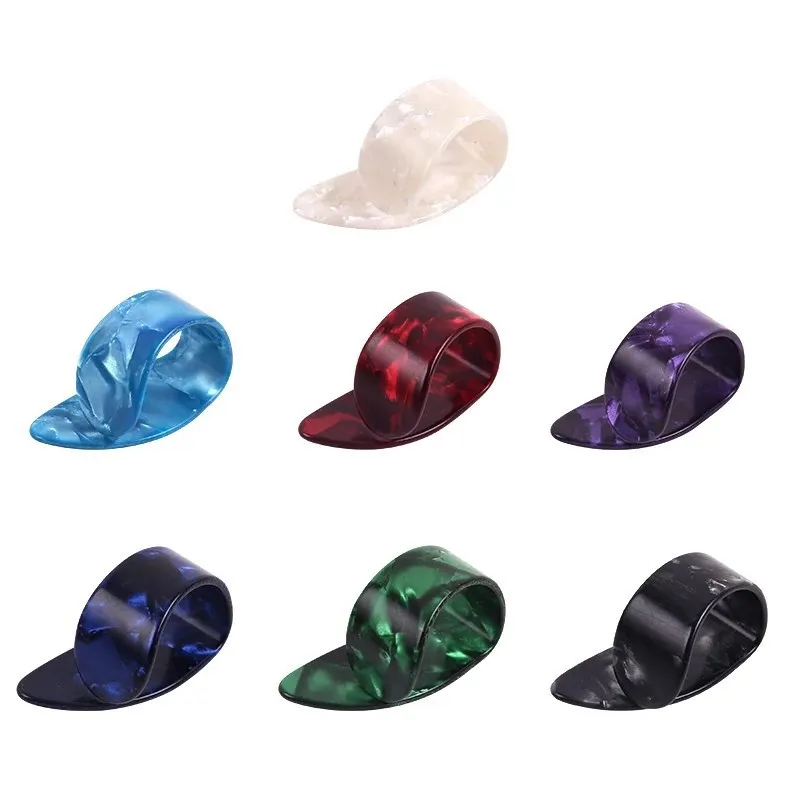 13pcs daumen finger gitarre picks celluloid vermittler gitarre plektren picks bass akustische gitarre elektrische gitarre zubehör free global sh