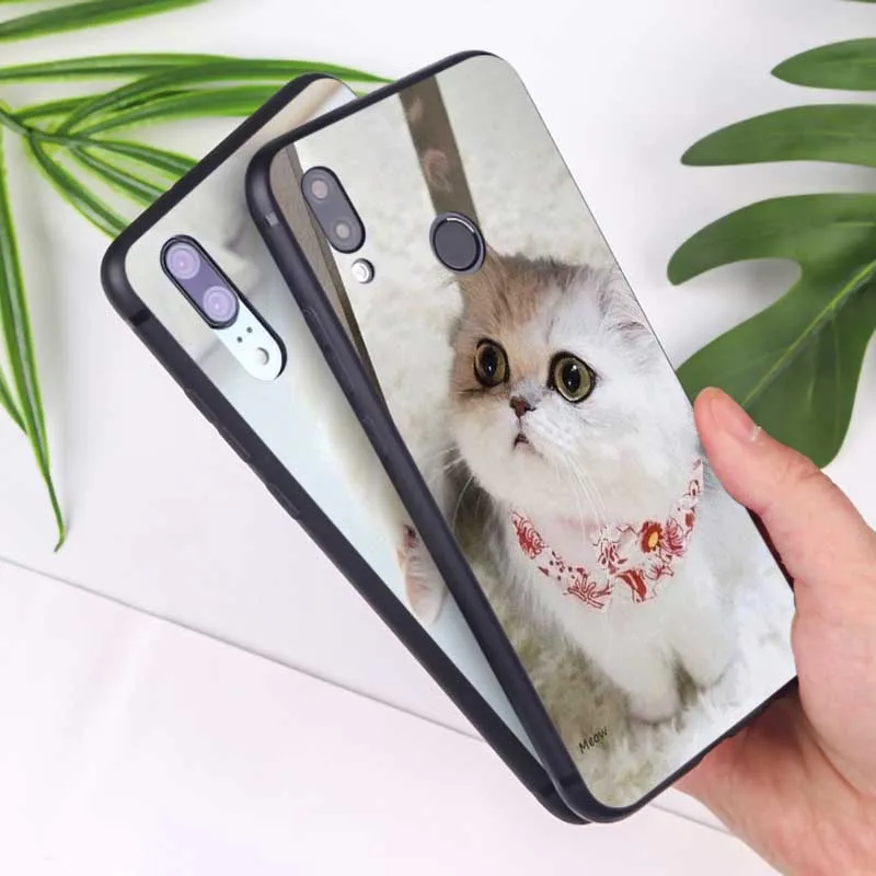 Cute Animal Phone Case for huawei mate 30 pro p20 p30 20 lite Soft silicone Cover cat dog |