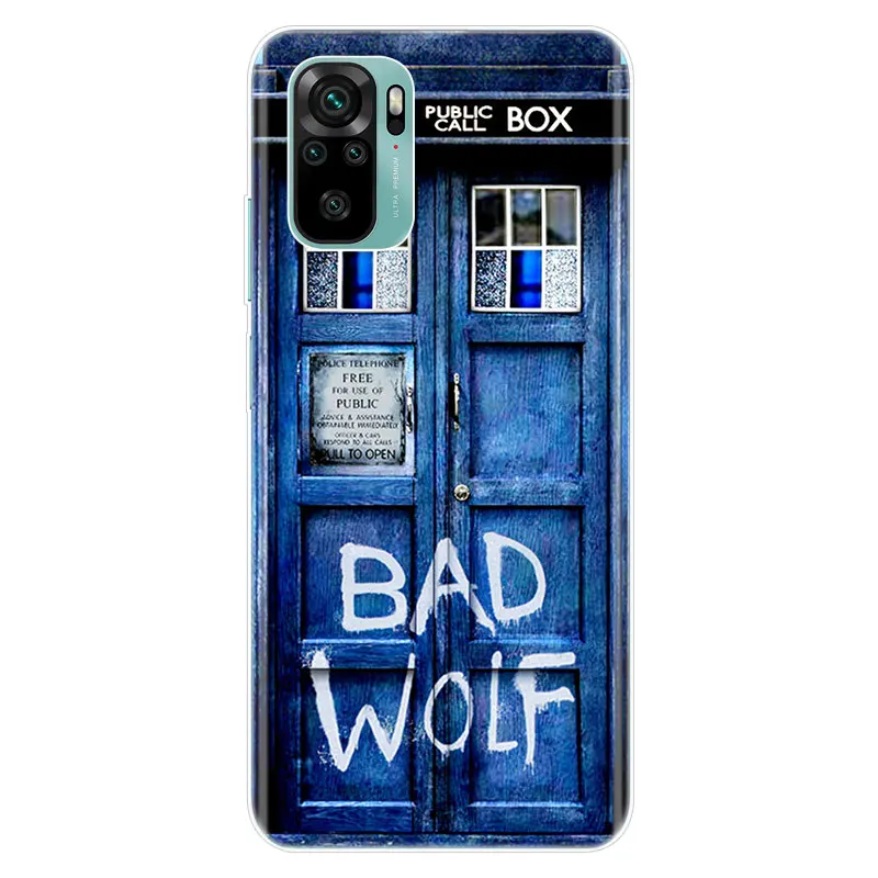 Мягкий силиконовый чехол Tardis Box Doctor Who Van Gogh для Xiaomi Redmi Note 10 9 Pro Max 10S 9S 8T 8 8A 9A 9C NFC 9T 7 |