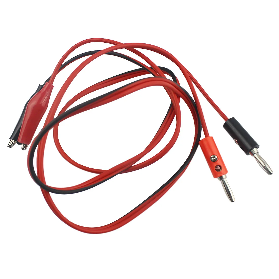 1 м Аллигатор де К AV разъемы с вилками типа банан Тесты кабельный ввод Разъем Dual er