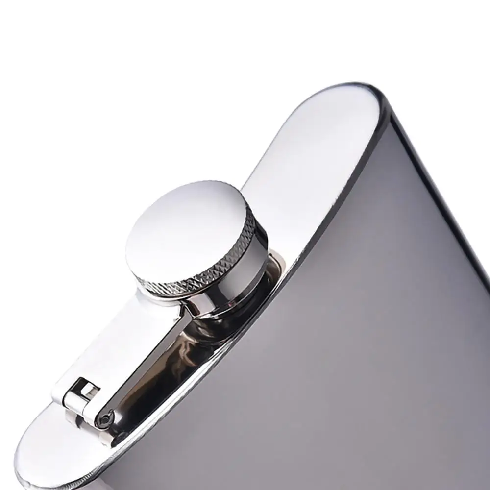 Новые серебряные фляжки из нержавеющей стали фляга для ликера 8 унций винная