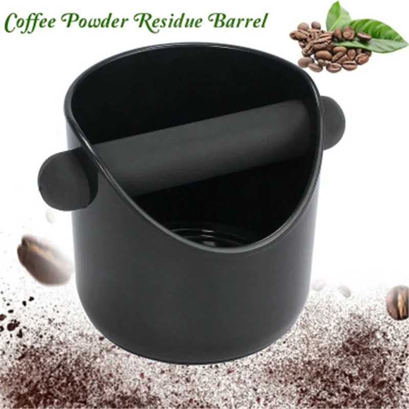 

Anti Slip Shock-absorbent Espresso Knock Box Anti Slip Coffee Grind Dump Bin Waste Bin With Detachable Knock Bar For Barista