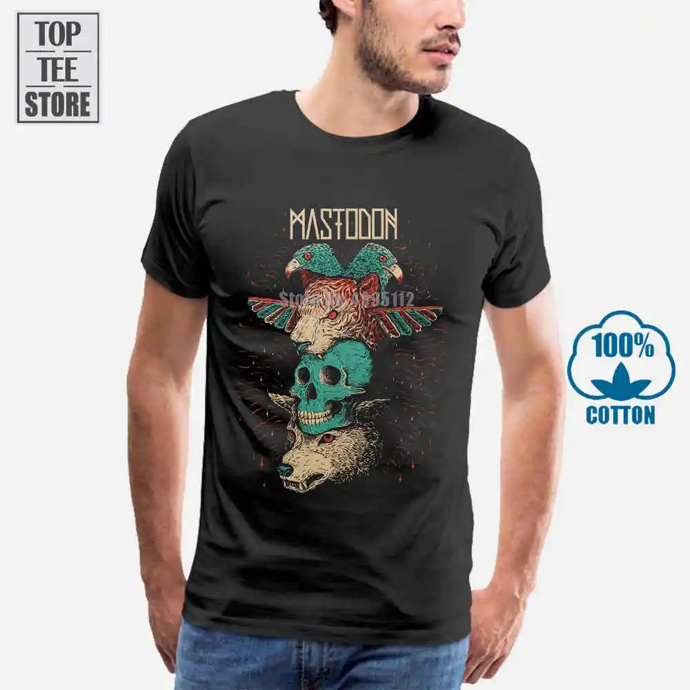 Mastodon логотип Тотем футболка S M L Xl 2Xl совершенно новая официальная футболка|brand t