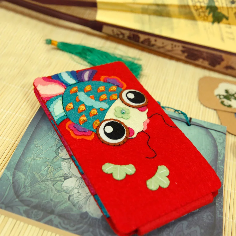 Для женщин &quotсделай сам&quot Золотая рыбка Войлок карты Чехол сумка DIY нетканый