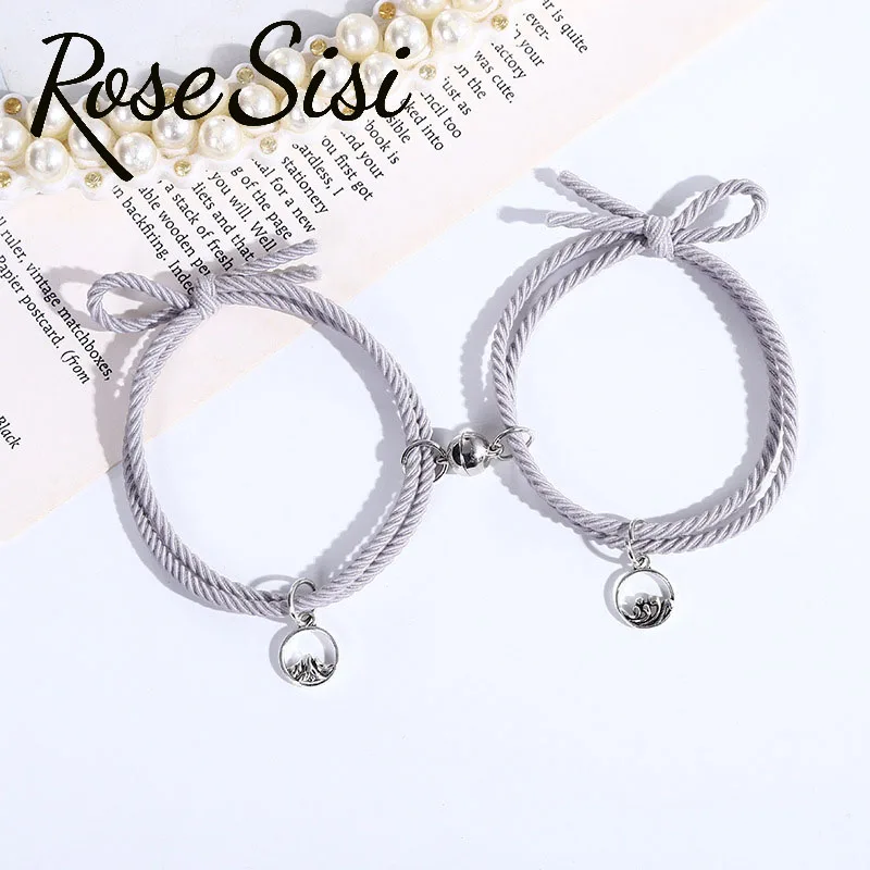 Браслет женский 1 пара с магнитом | Украшения и аксессуары