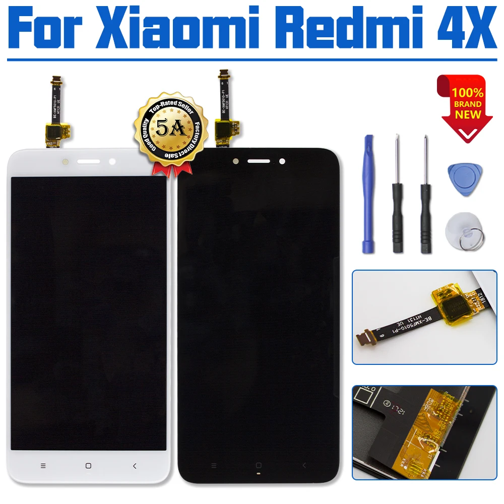 FVBH AAAA + lcd для Xiaomi Redmi 4x ЖК дисплей сенсорный экран 4X5 0 ''дисплей в сборе рамка