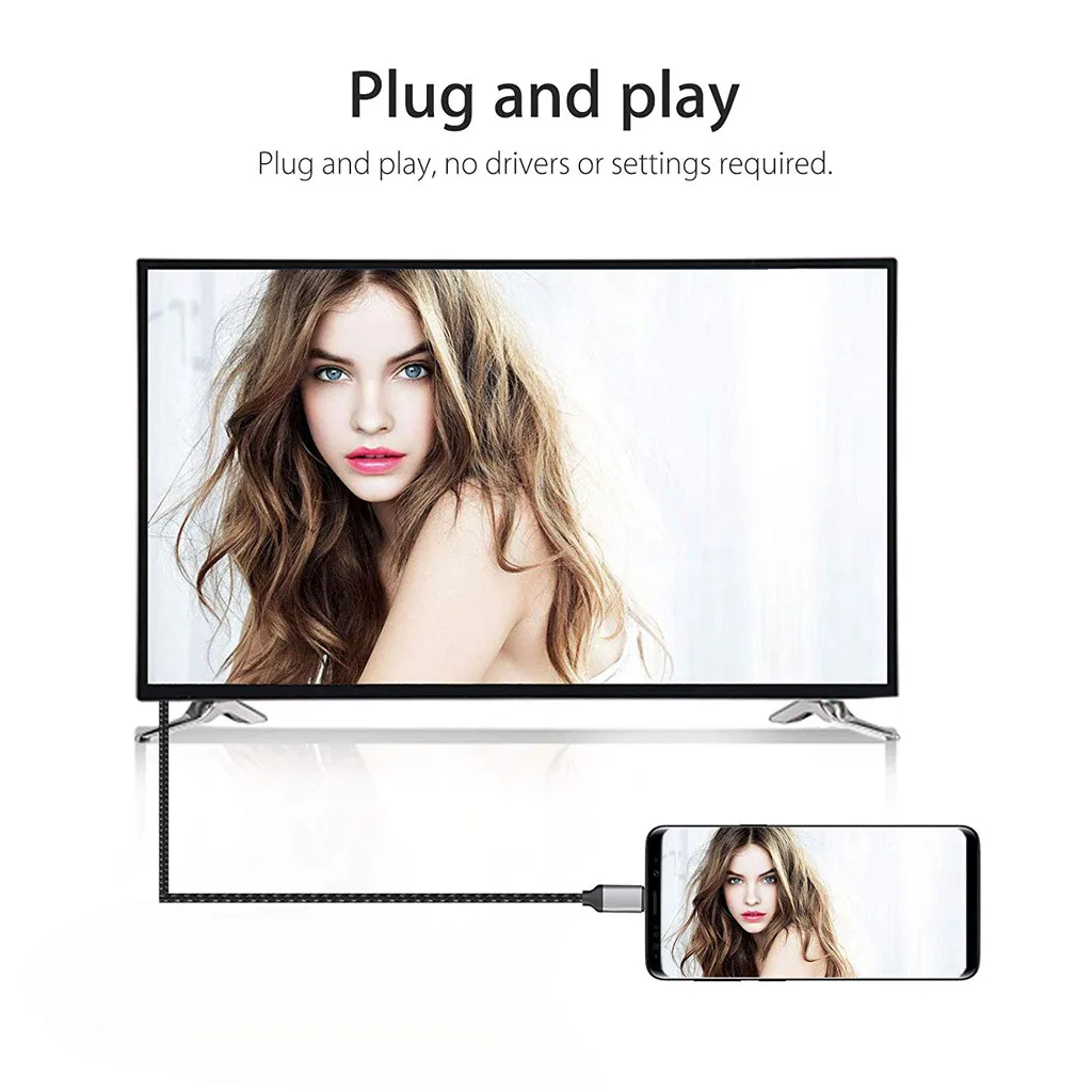 4K usb type C к HDMI HDTV AV tv адаптер Plug and Play кабель видеоадаптера для samsung Galaxy S10/S9/Note9#10
